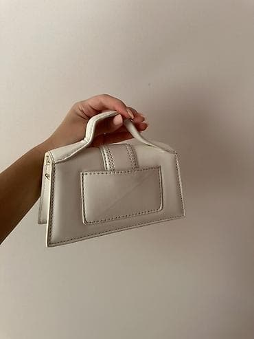 Çantalar: Jacquemus Le Chiquito üslubunda mini çanta - Rəng: ağ/ivori - — 4