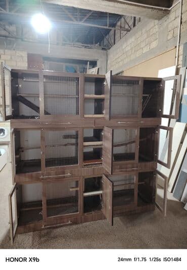 hind qusu satisi: Qəfəs izunluğu 191 eni 52 hundurluyu 64 icində ışıglanmasida vat 2 — 2