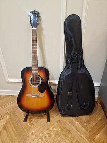 ucuz gitara: Akustik gitara, Fender, 6 sim, İşlənmiş — 2
