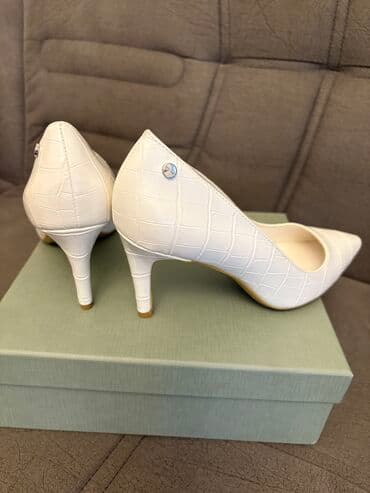 eqa shoes ecemi: Tuflilər, Ölçü: 37, rəng - Ağ, Yeni — 2