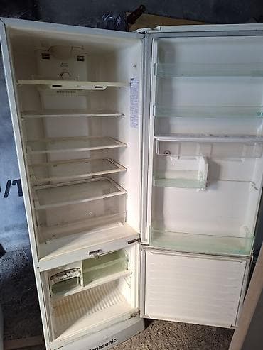 İşlənmiş 2 qapılı Panasonic Soyuducu Satılır, rəng - Ağ, Dispenserli