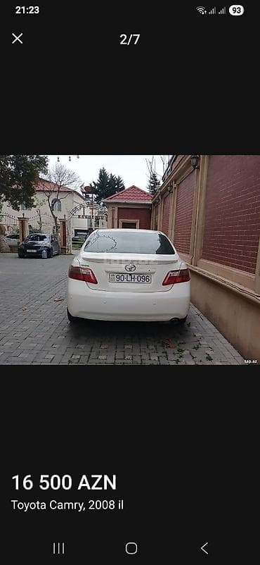 Toyota Camry: 2.4 l | 2008 il Sedan — 7