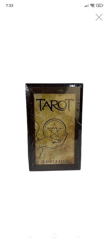 Tarot kartları dəsti – 78 kart və kitab - Tam dəst: 78 ədəd tarot