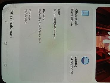 attack shark x3: Motorola Moto G82, 256 GB, rəng - Qara, Sensor — 4