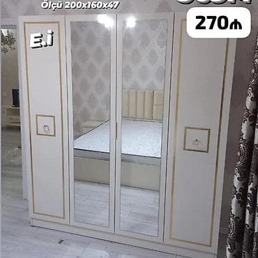 skaf kupe: 4 qapılı dolab Yep yeni 270 azn rəng seçimi var çatdırılma var — 1