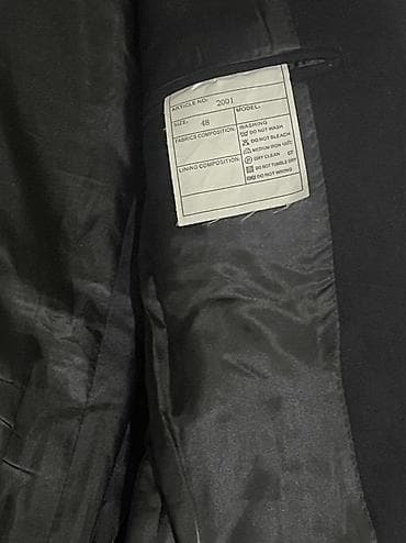 qizil sepler 2021: Kişi üçün qara rəngli palto/Yenidir uzun blezer kişi üçün - Klassik — 4