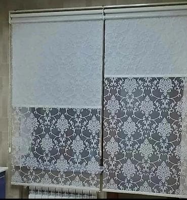 jalyüz: Jalüz pərdə çeşidləri - Rulon jalüz: Zərif naxışlı, işığı yumşaq — 1