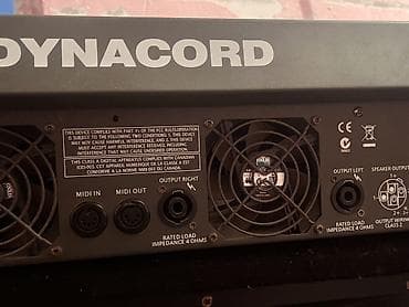 PW2500 Power Amplifier + Dynacord passıf qarışdırıcı sistemi Məhsul — 2