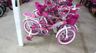 qızlar üçün hədiyyələr: Yeni İki təkərli Uşaq velosipedi 12", sürətlərin sayı: 1, Ünvandan götürmə — 10