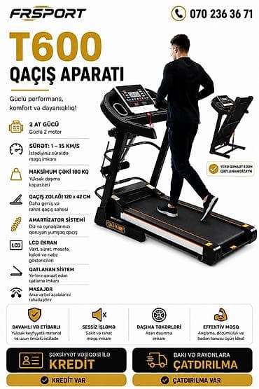 💥 qaçış aparatı, koşu bandı, beqavoy ✅ 7/24 əlaqə saxlaya