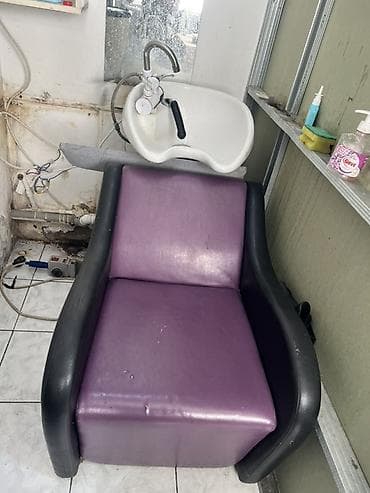 mebel: Salon üçün saç yuma bölməsi – kreslo və lavabo komplekti - Komplekt — 1