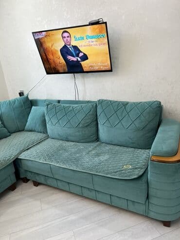 taxta abşivka: Künc divan, İşlənmiş, Açılan, Bazalı, Vеlur parça — 1