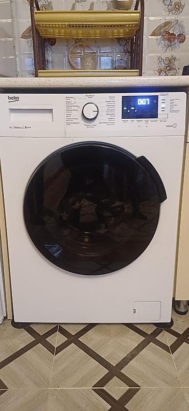 Beko önyükləməli paltaryuyan maşın - Yük tutumu: 6 kq - Sıxma sürəti