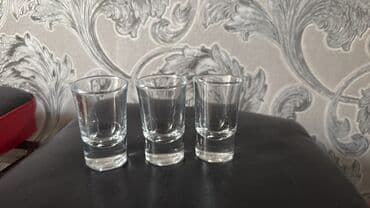 metbex ucun qab qacaq: Restoran/bar üçün inventar dəsti Tərkib: - Şot stəkanları: şəffaf — 1