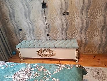 yatag desleri: Klassik üslubda yataq otağı dəsti - Yataq: yumşaq kapitone başlıq — 4