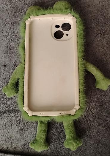 gence telefonlar: Məhsul: Yumşaq oyuncaq formalı telefon qabı - Model: qurbağa dizaynı — 3