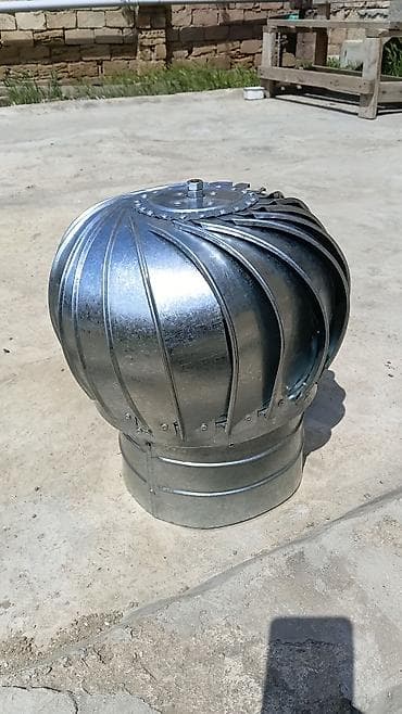 metal turbalar: Məhsul: Dam üçün fırlanan ventilyasiya başlığı (turbo deflektor) — 3