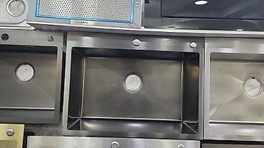 metbex canaqlari: Kvadrat Mətbəx çanağı, Paslanmaz polad — 10