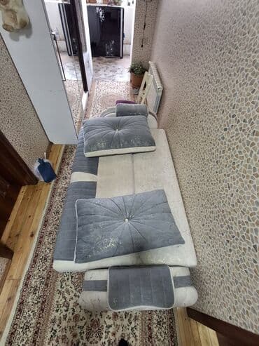 qoşa yataq: Di̇van-kravat, Açılan, Parça — 3