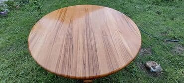 Masalar: Qonaq masası, Açılmayan, Taxta, Yumru masa — 2