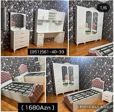 doşey: Oğlan üçün, Yeni, Təknəfərlik çarpayı, Yazı masası, Dolab, Komod — 1