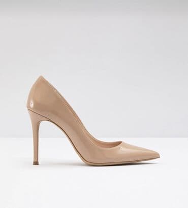 женские бежевые замшевые туфли: Туфли, Размер: 38, цвет - Бежевый, Новый — 2