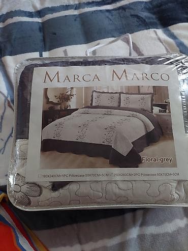 Örtüklər: Marca Marco yataq örtüyü dəsti – Floral-grey - Rəng/naxış: boz — 1