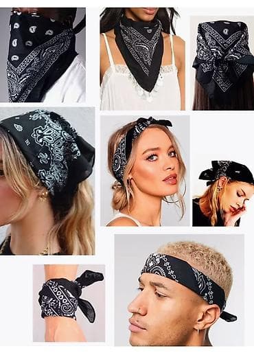 Çantalar: Bandana – çoxrəngli, naxışlı - Material: yumşaq, nəfəsalan parça — 3