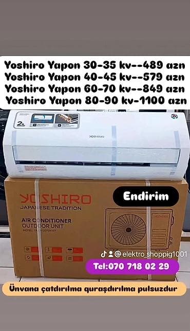Elektronika: Kondisaner anbardan satiş.30-35kv -480 azn.Qimləetlər aşagina — 5