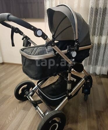 ekiz uşaq arabası: Araba yaxsi veziyyetde. qiymet son.unvan Nizami — 5