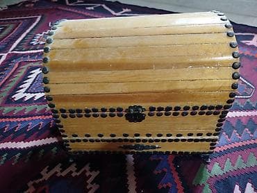 sandiqca: Taxta sandıq/qutu – balaca əl işidir. real alıcıya endirim olacaq — 4