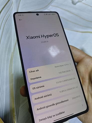 dvd video: Redmi Note 13 Pro, 256 GB, rəng - Qara, Barmaq izi — 2