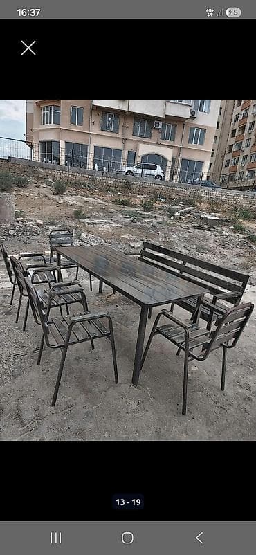 dola: Masa ve oturacaqlar Bağ evləri,kafelər, restoranlar üçün hər növ — 2