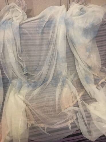 tül parçalar: Yeni, Tül, rəng - Sarı — 6