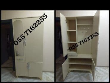 uşaq dolab: Açılan, 2 qapılı Düz dolab, Dəhliz dolabı — 2