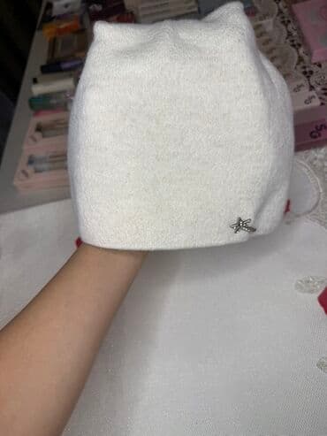 женские белые свитера: Ağ rəngli qadın bereti/şapkası .Təmiz türk malı . - Yumşaq toxumalı — 2