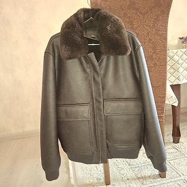 ZARA kişi gödəkçəsi - Model: qışlıq aviasiya/bomber stilində - Rəng