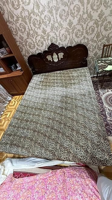 leopar: İşlənmiş, İkinəfərlik çarpayı, Bazalı, Matras ilə, Siyirməsiz — 3