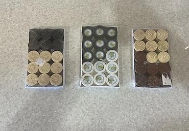 Ovçuluq və balıqçılıq: Məhsul: Double Six Color Dot Dominoes - Set: 28 ədəd dominodan ibarət — 8