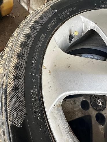 təker: İşlənmiş Disk təkər Hyundai 205 / 55 / R 16, 5 Boltlu — 1