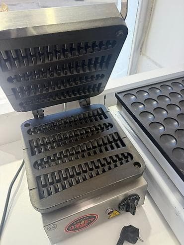 Другое оборудование для бизнеса: 100 deneli pankeyk aparati yeni 400 azn, elave stolu da var qablari — 3