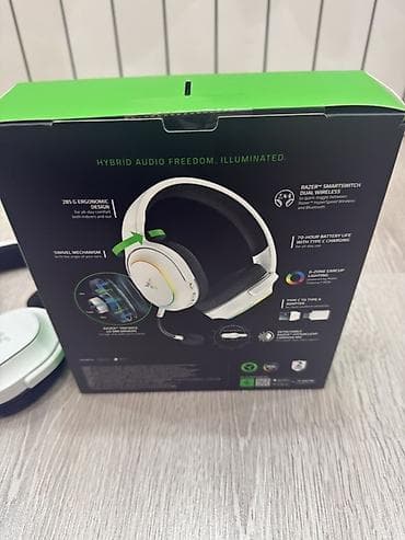 hyperx cloud 3: Yeni Simsiz (Bluetooth) Qulaqcıqlar, Razer, rəng - Ağ — 5
