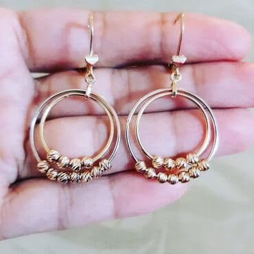 qaş sabitləyici: Sırğa, Pandora, Sarı qızıl, 585 Əyar, 447 g — 4