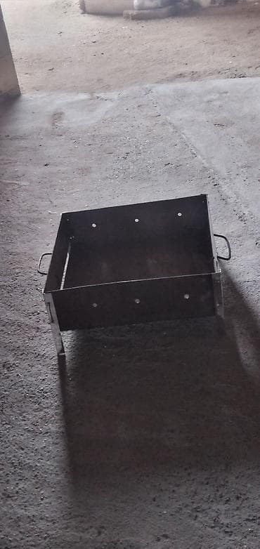 das pec: Daşına bilən metal manqal - Material: qalın polad təbəqədən — 4