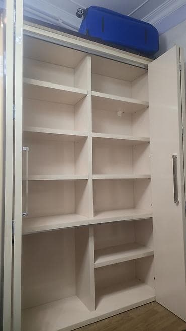 4 qapılı, Bej, Digər material, Açılan, Düz dolab — 4
