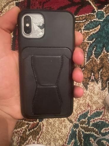 IPhone X, 64 GB, Gümüşü, Qırıq