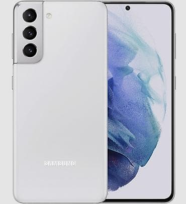Samsung Galaxy S21, 128 GB, rəng - Ağ, Simsiz şarj
