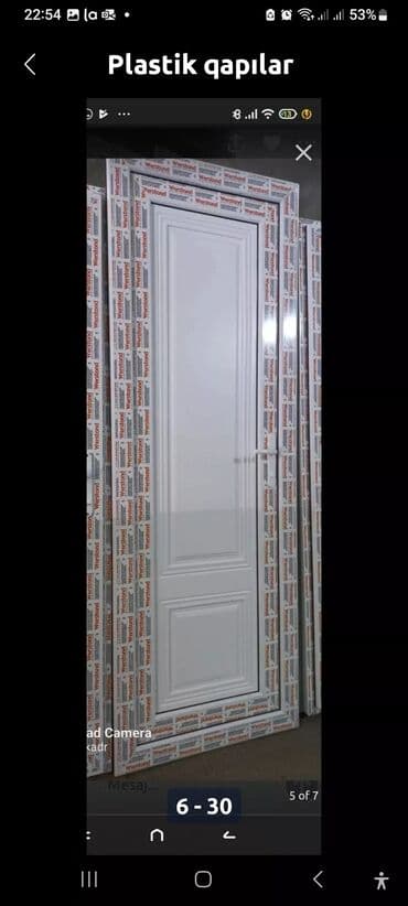 qapı setkaları: Yeni Plastik qapı 80x200 sm Zamok və çərçivə ilə, Zəmanətli, Pulsuz quraşdırma, Ödənişli çatdırılma, Rayonlara çatdırılma, Pulsuz çatdırılma — 16