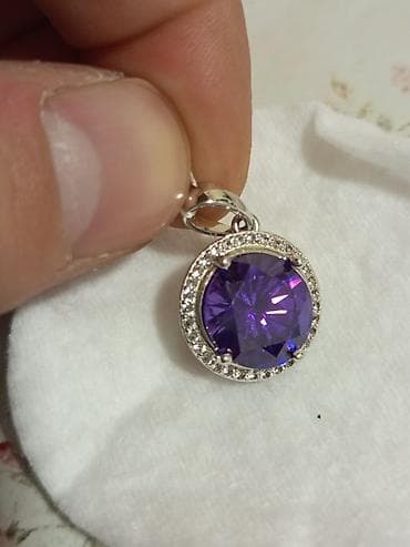 585 ag qizil: Kulon, Gümüş, Ametist, 5.00+ Karat — 1