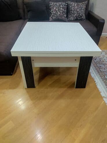 yigilib acilan stollar: Qonaq masası, İşlənmiş, Açılan, Laminat, Dördbucaq masa — 2